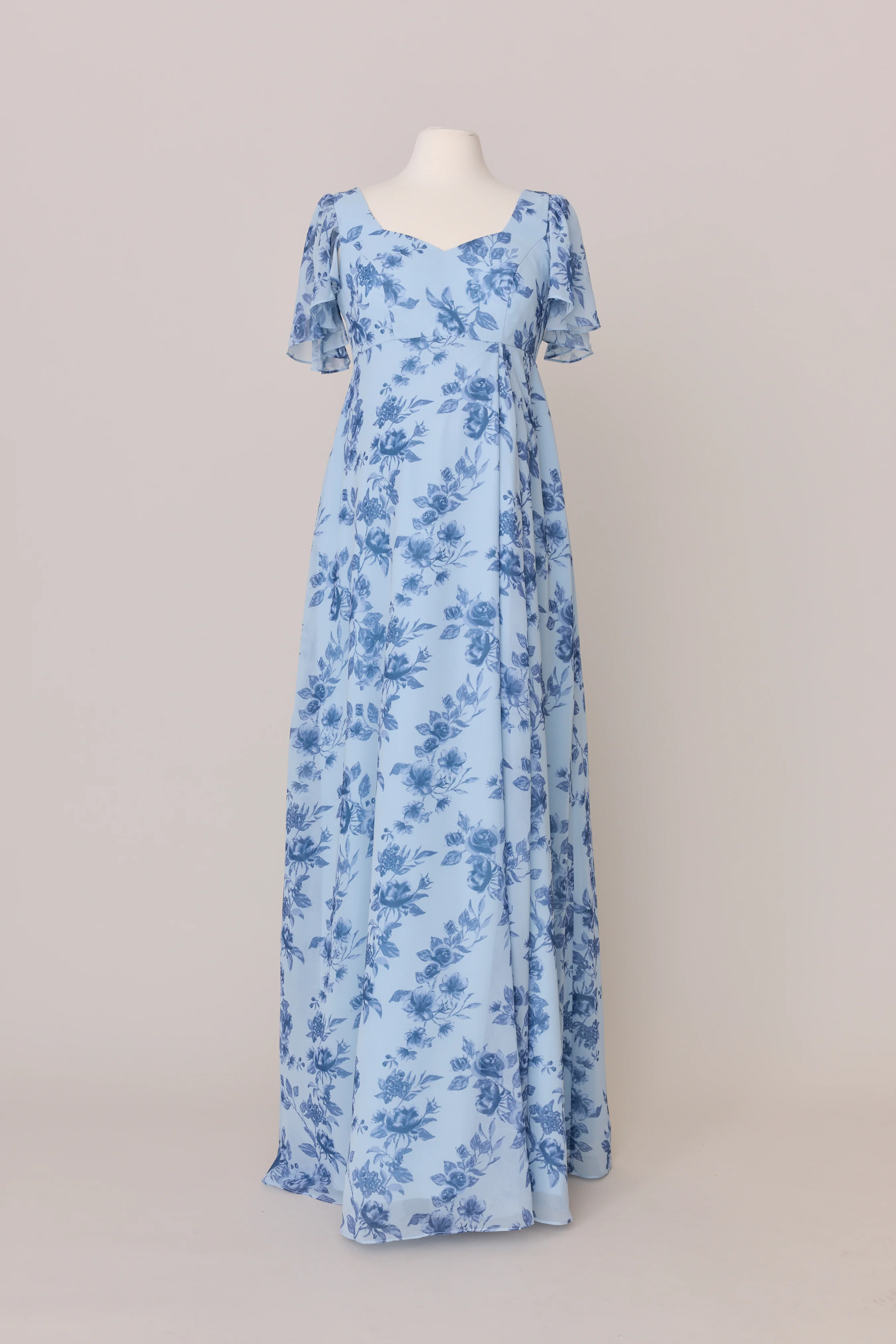 Maternity Madeline Convertible Chiffon Floral Print Dress | Made To Order - Image 21