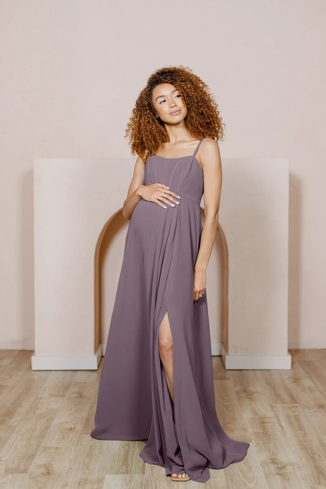 Maternity Nova Chiffon Dress | Made To Order - Image 16