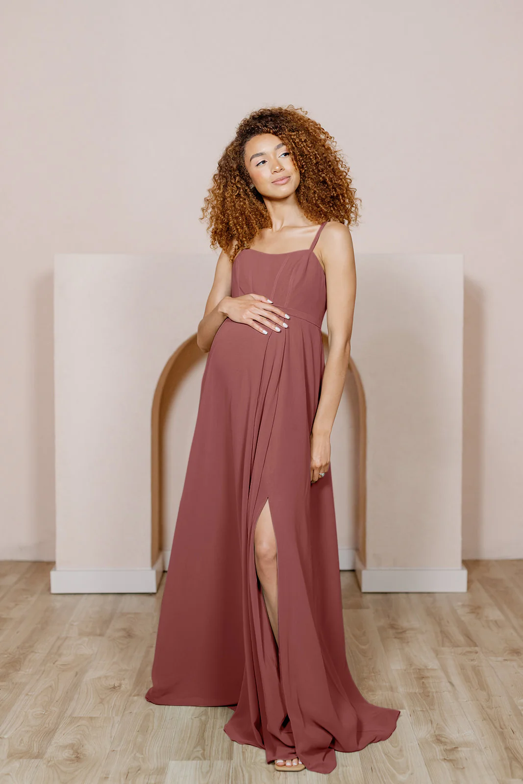 Maternity Nova Chiffon Dress | Made To Order - Image 31