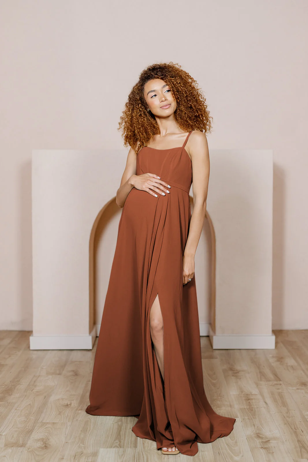 Maternity Nova Chiffon Dress | Made To Order - Image 37