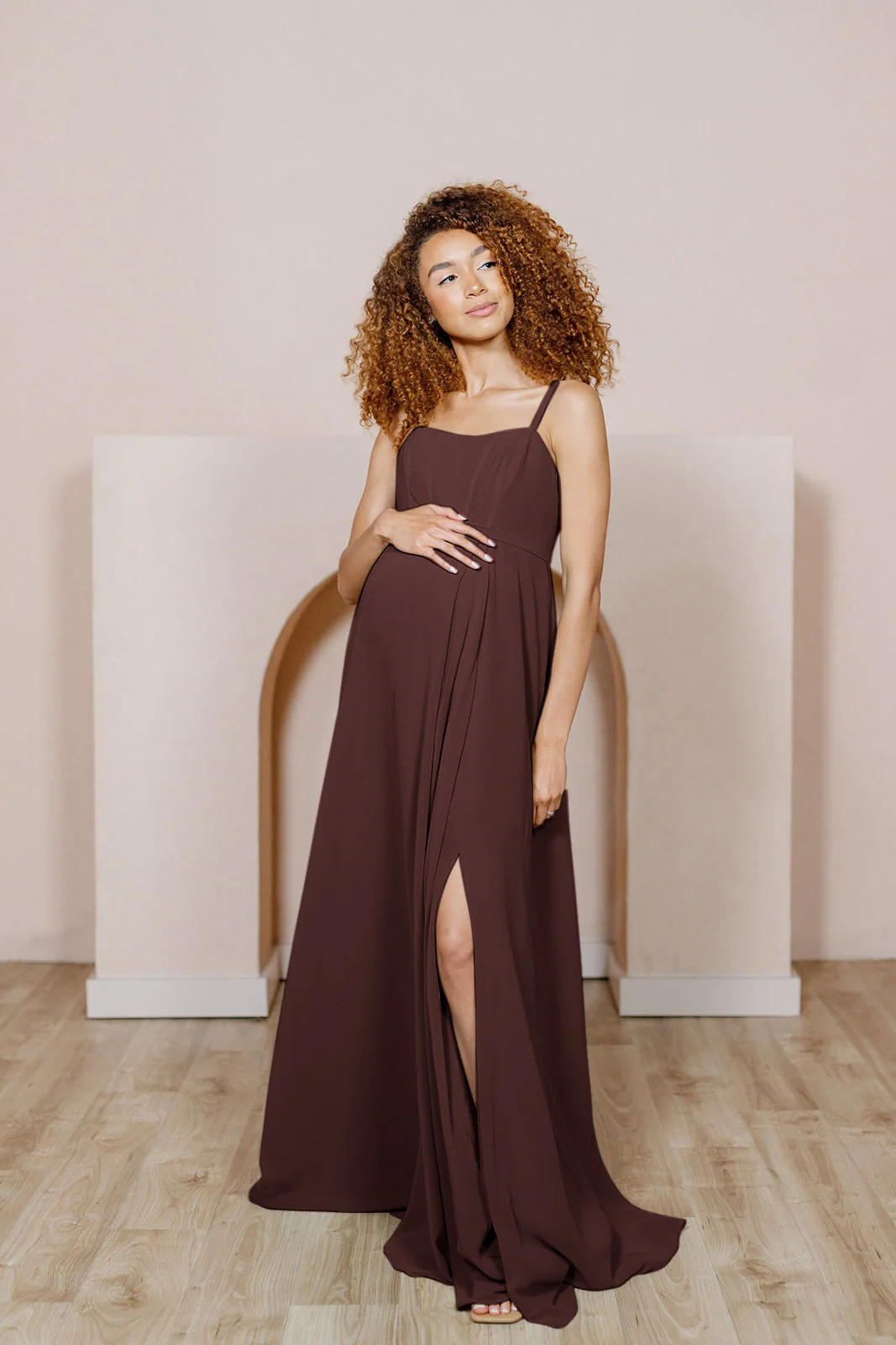 Maternity Nova Chiffon Dress | Made To Order - Image 55