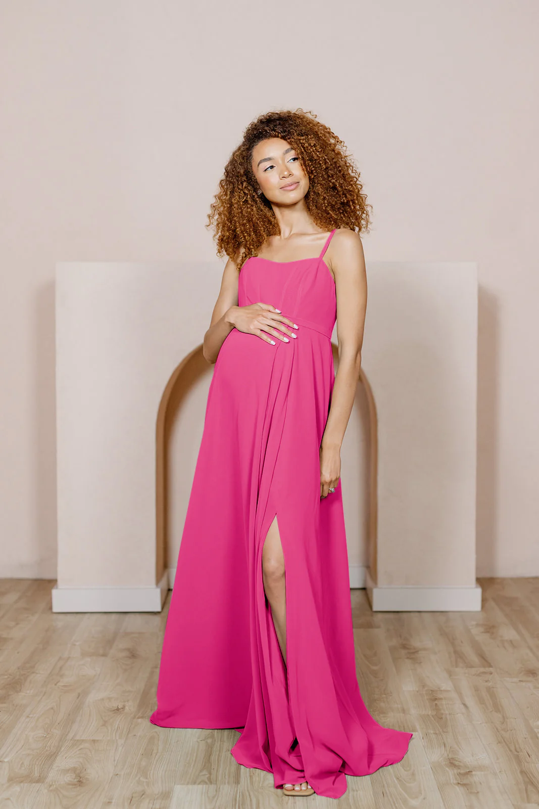 Maternity Nova Chiffon Dress | Made To Order - Image 60