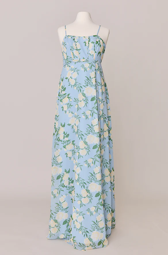 Maternity Nova Chiffon Floral Print Dress | Made To Order - Image 19