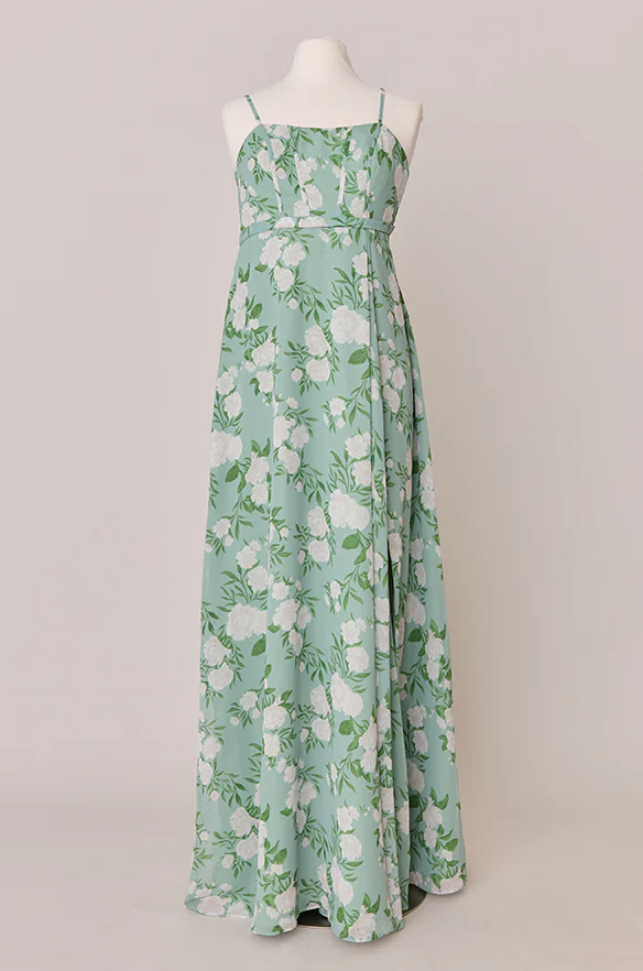 Maternity Nova Chiffon Floral Print Dress | Made To Order - Image 20