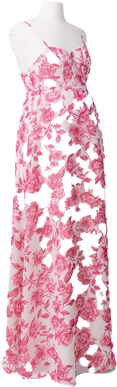 Maternity Nova Chiffon Floral Print Dress | Made To Order - Image 30