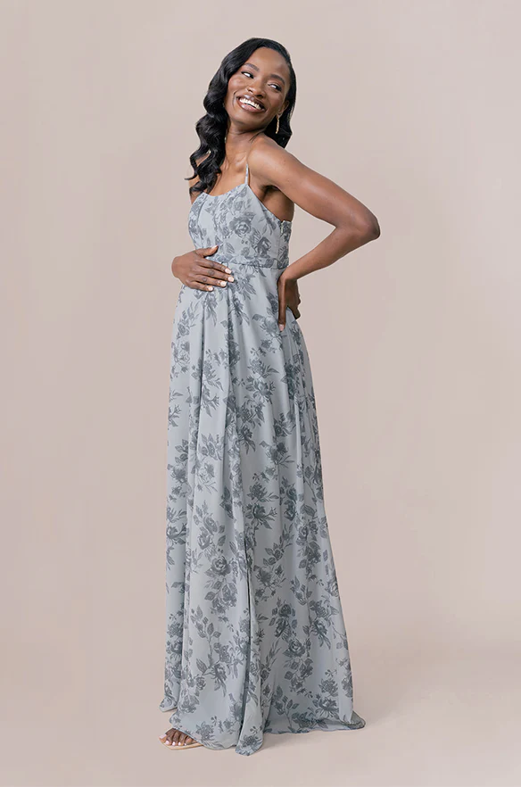 Maternity Nova Chiffon Floral Print Dress | Made To Order - Image 4