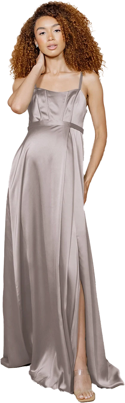 Maternity Nova Satin Dress | Made To Order - Image 102