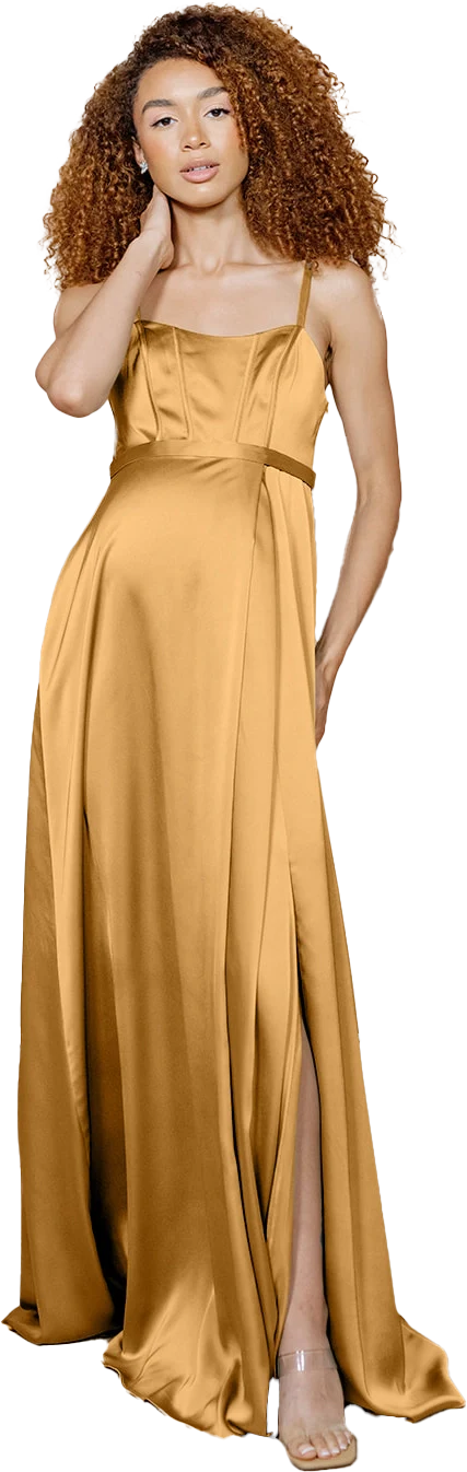 Maternity Nova Satin Dress | Made To Order - Image 72