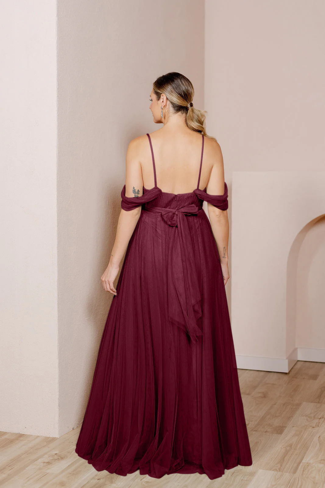 Maternity Rosalie Tulle Convertible Dress | Made To Order - Image 12