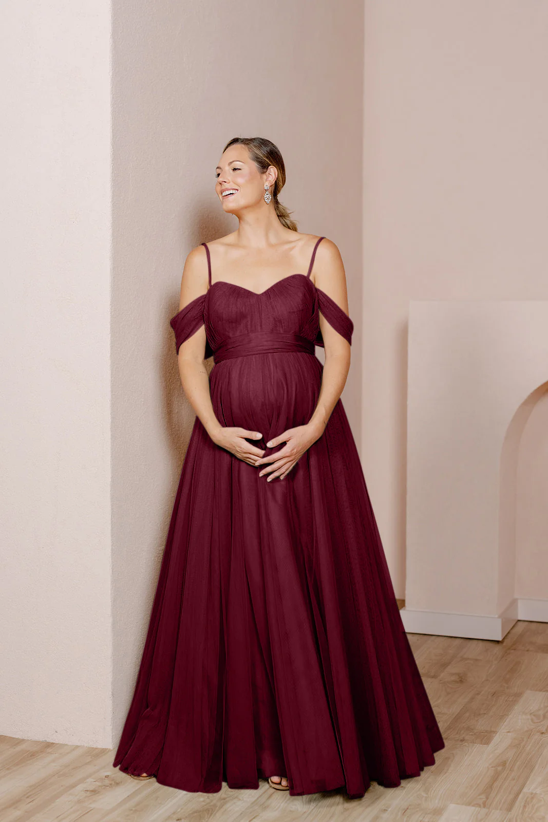 Maternity Rosalie Tulle Convertible Dress | Made To Order - Image 13