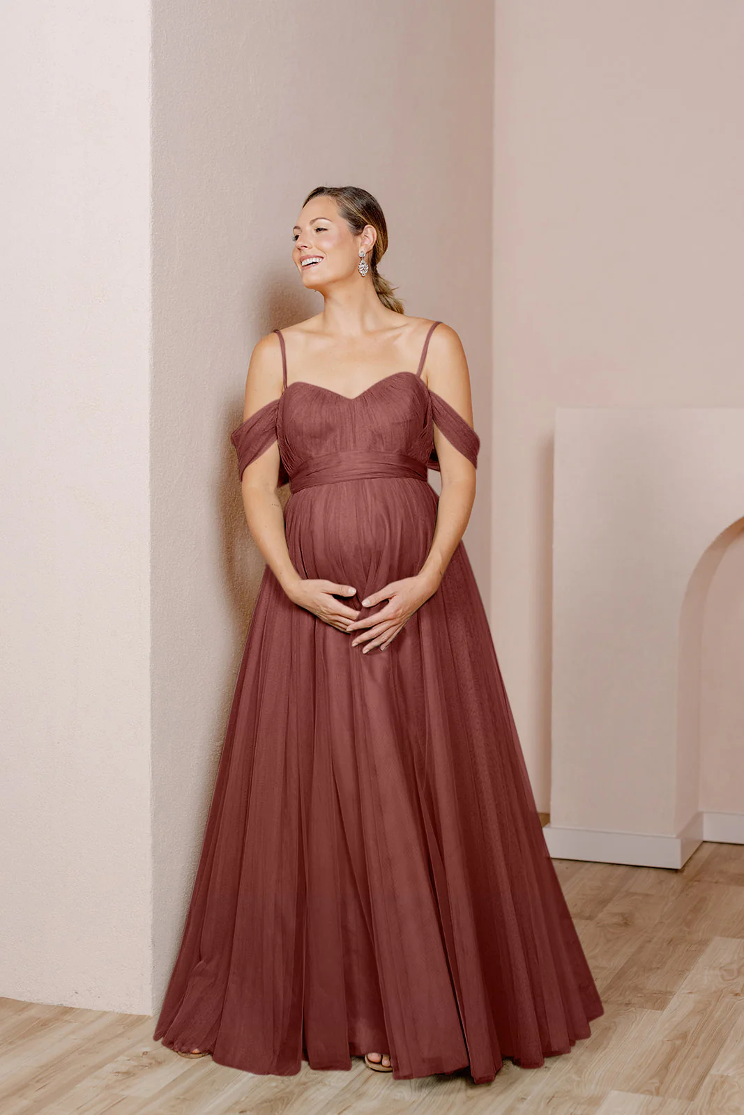 Maternity Rosalie Tulle Convertible Dress | Made To Order - Image 15