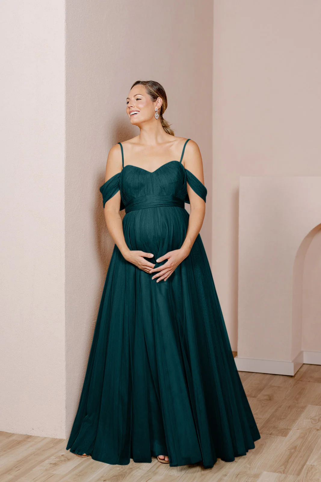 Maternity Rosalie Tulle Convertible Dress | Made To Order - Image 17