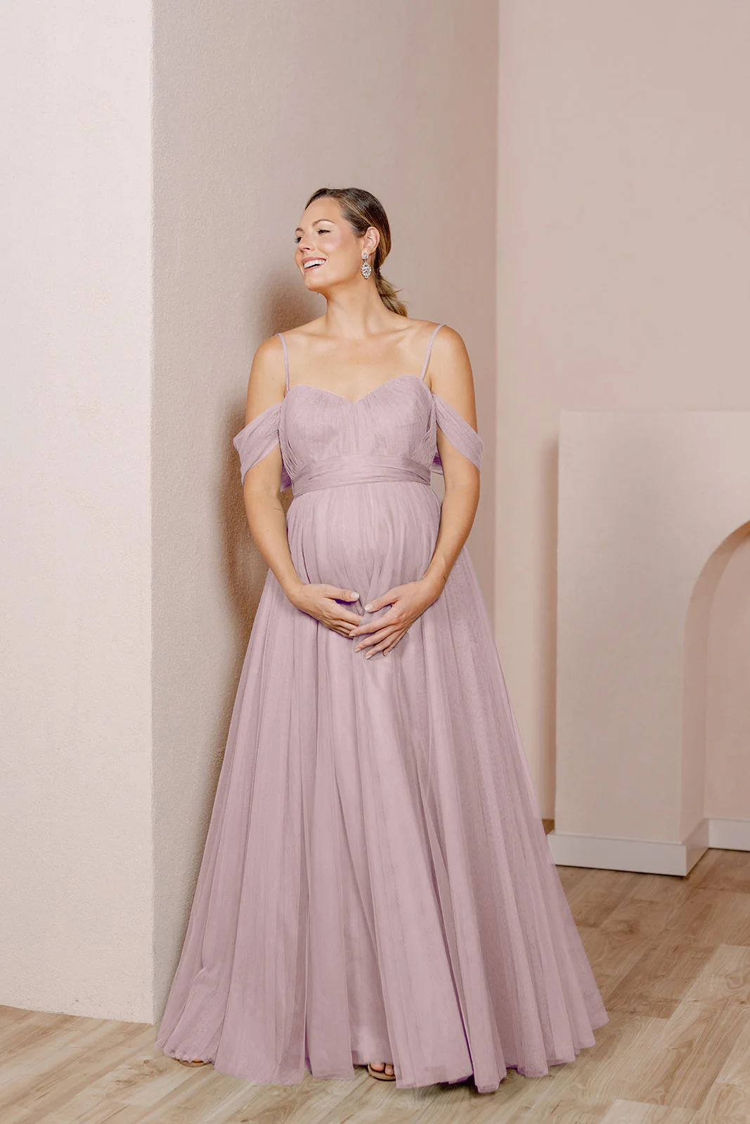 Maternity Rosalie Tulle Convertible Dress | Made To Order - Image 24