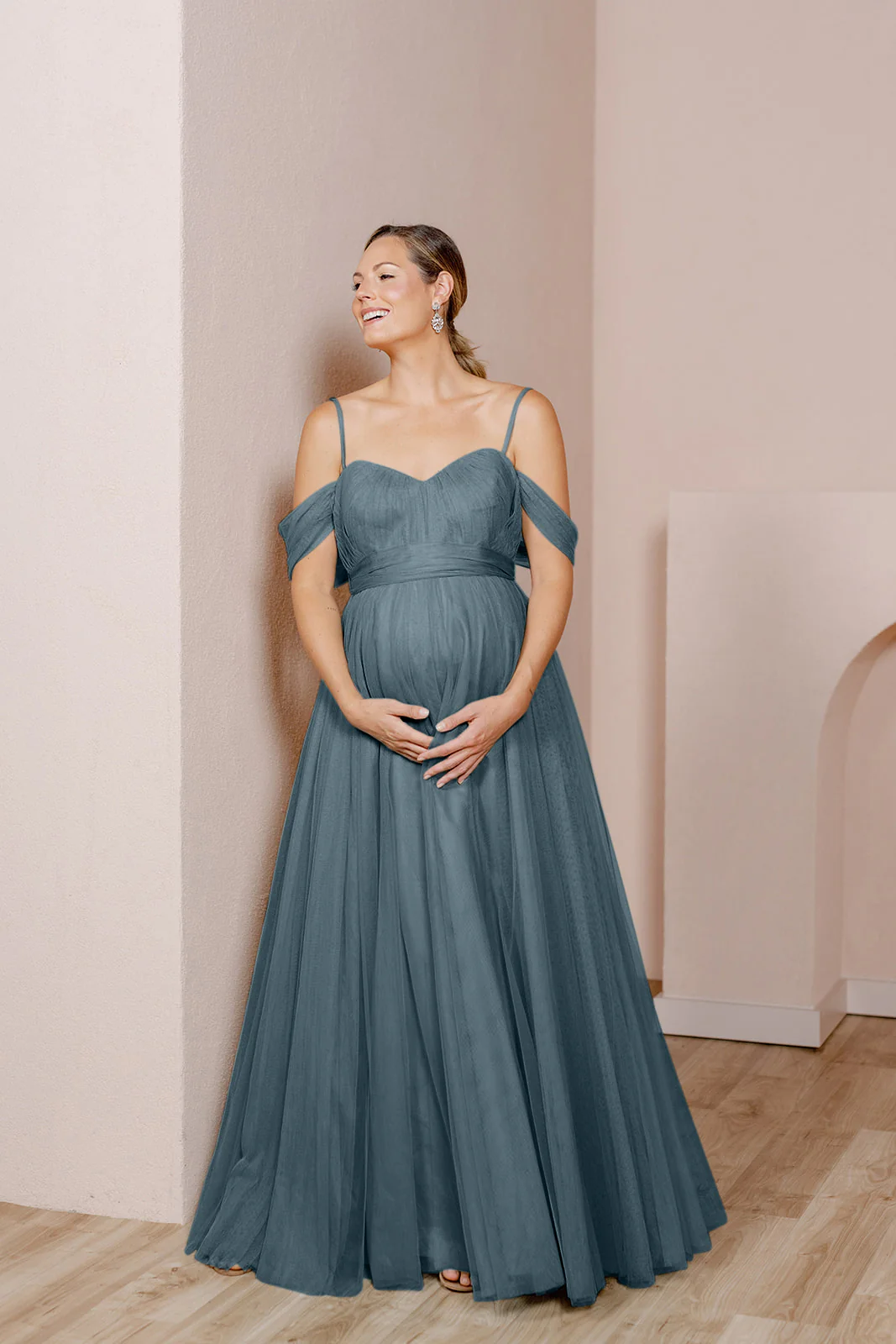Maternity Rosalie Tulle Convertible Dress | Made To Order - Image 27