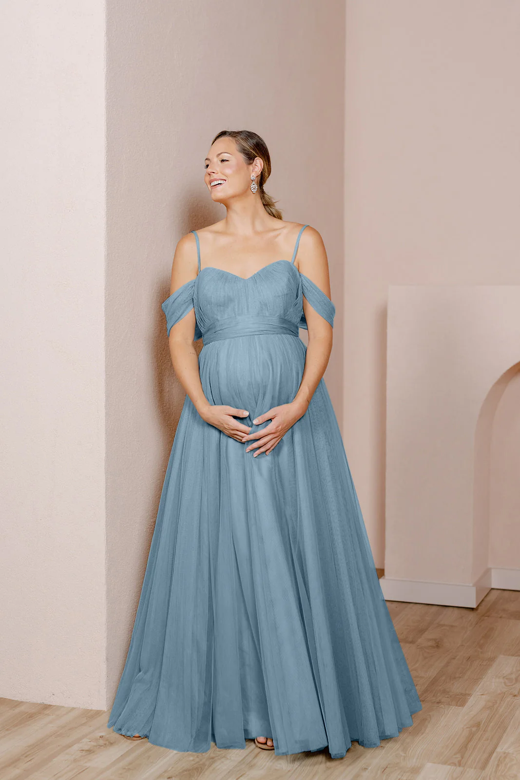 Maternity Rosalie Tulle Convertible Dress | Made To Order - Image 28