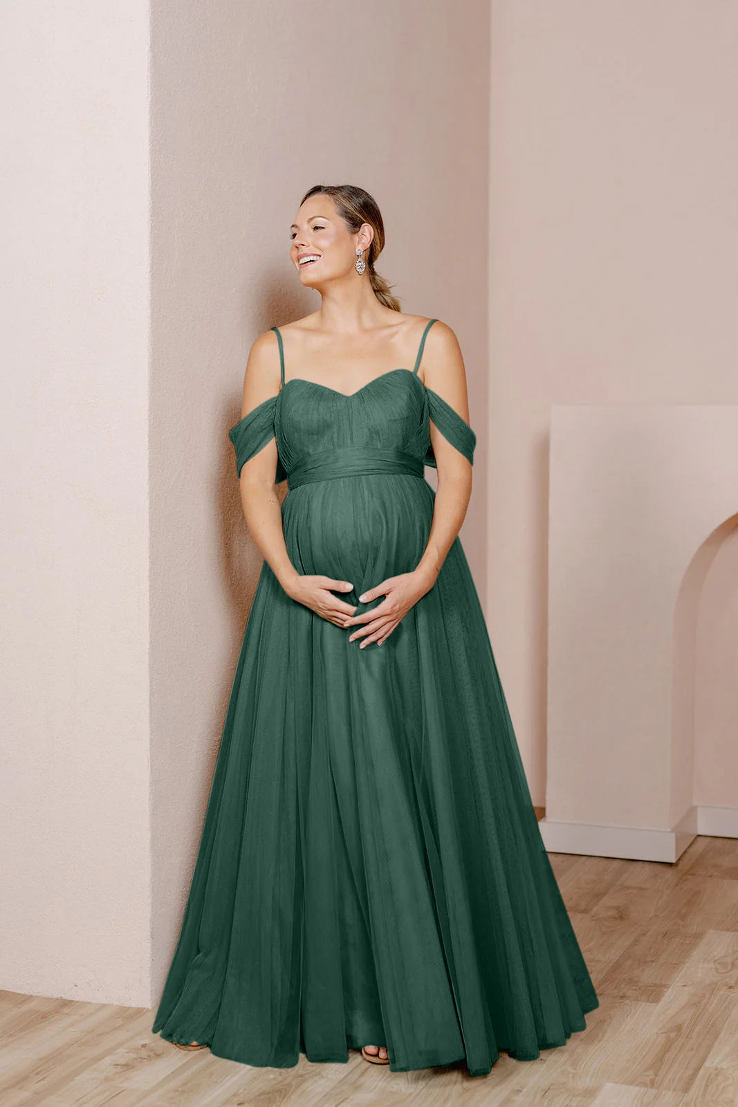 Maternity Rosalie Tulle Convertible Dress | Made To Order - Image 30