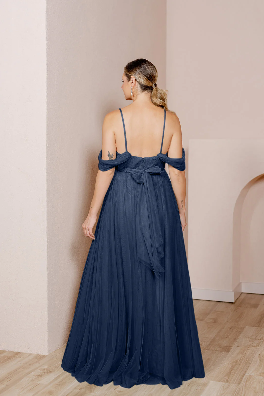 Maternity Rosalie Tulle Convertible Dress | Made To Order - Image 33