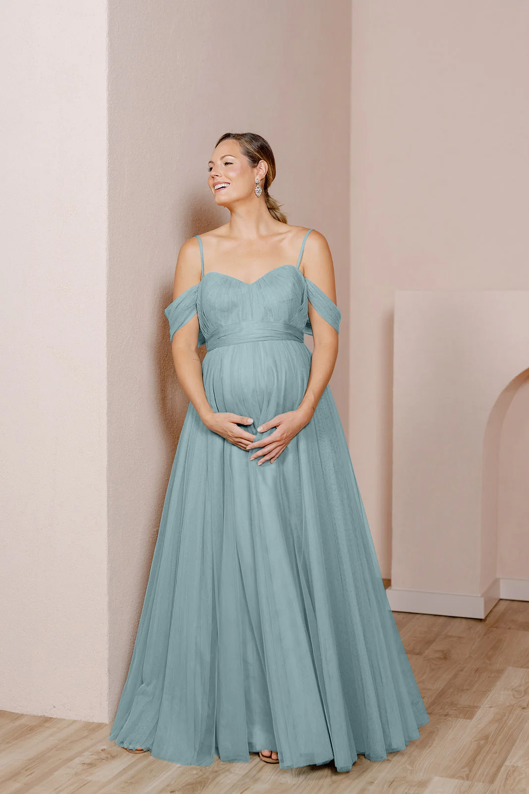 Maternity Rosalie Tulle Convertible Dress | Made To Order - Image 36