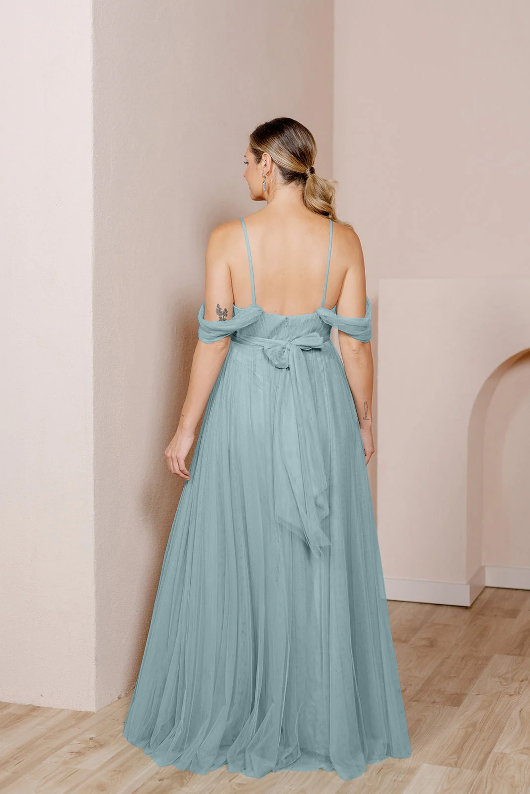 Maternity Rosalie Tulle Convertible Dress | Made To Order - Image 37