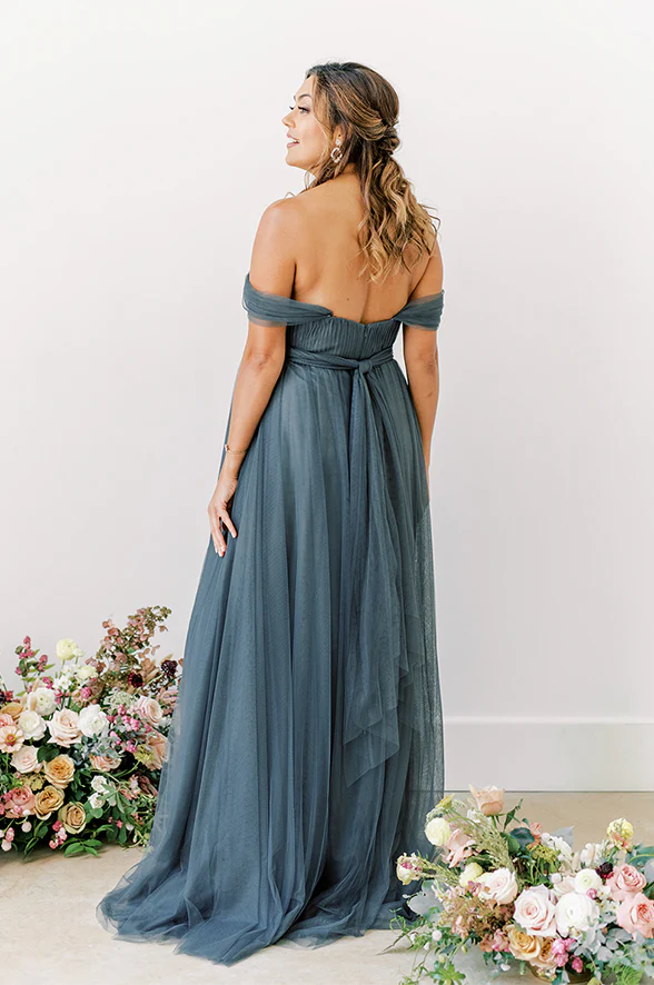 Maternity Rosalie Tulle Convertible Dress | Made To Order - Image 4