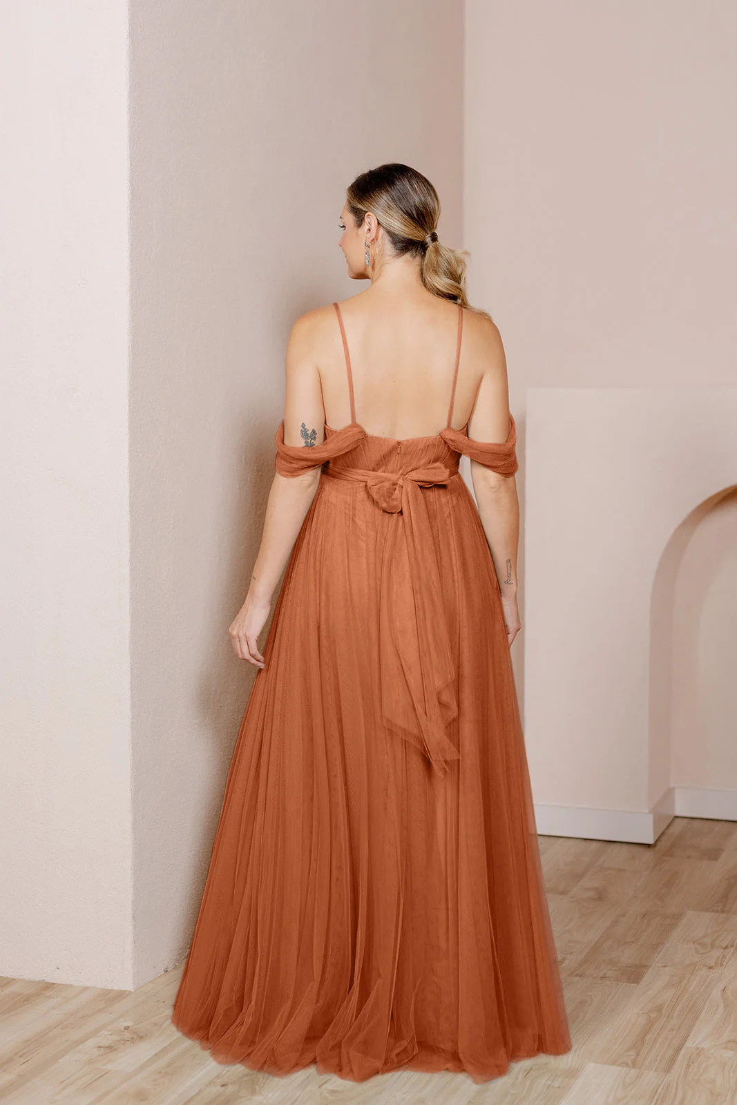 Maternity Rosalie Tulle Convertible Dress | Made To Order - Image 45