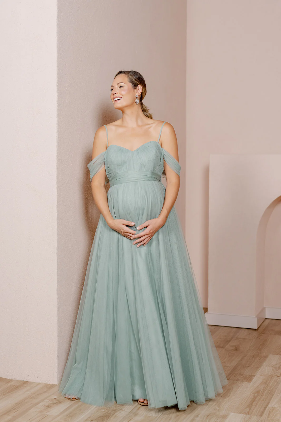 Maternity Rosalie Tulle Convertible Dress | Made To Order - Image 46
