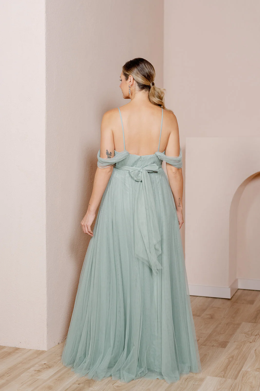 Maternity Rosalie Tulle Convertible Dress | Made To Order - Image 47