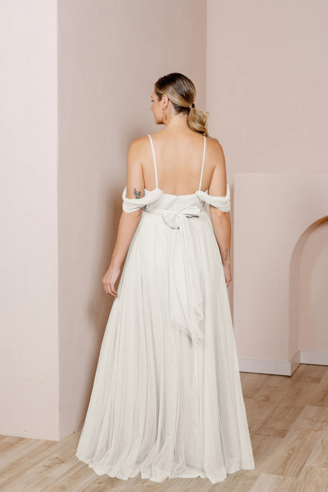 Maternity Rosalie Tulle Convertible Dress | Made To Order - Image 49