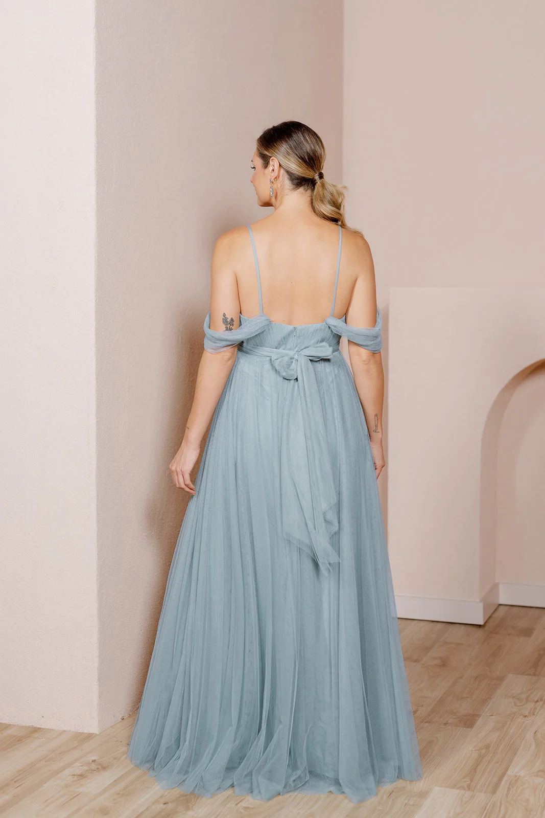 Maternity Rosalie Tulle Convertible Dress | Made To Order - Image 63