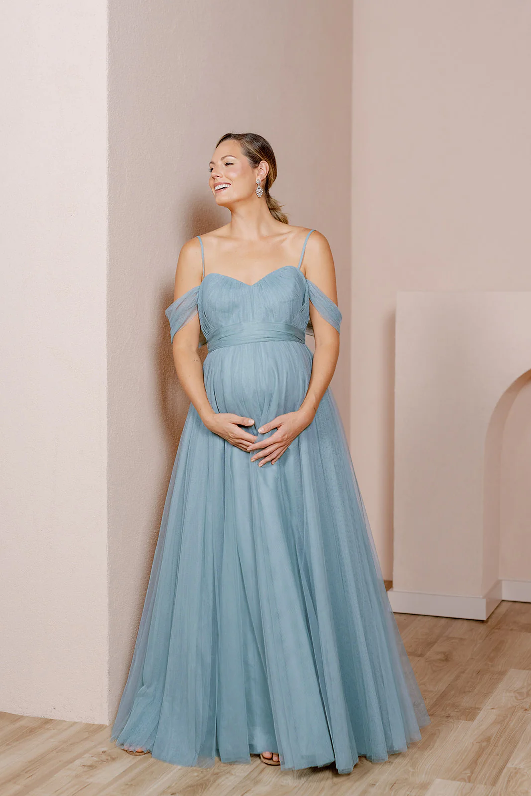 Maternity Rosalie Tulle Convertible Dress | Made To Order - Image 64