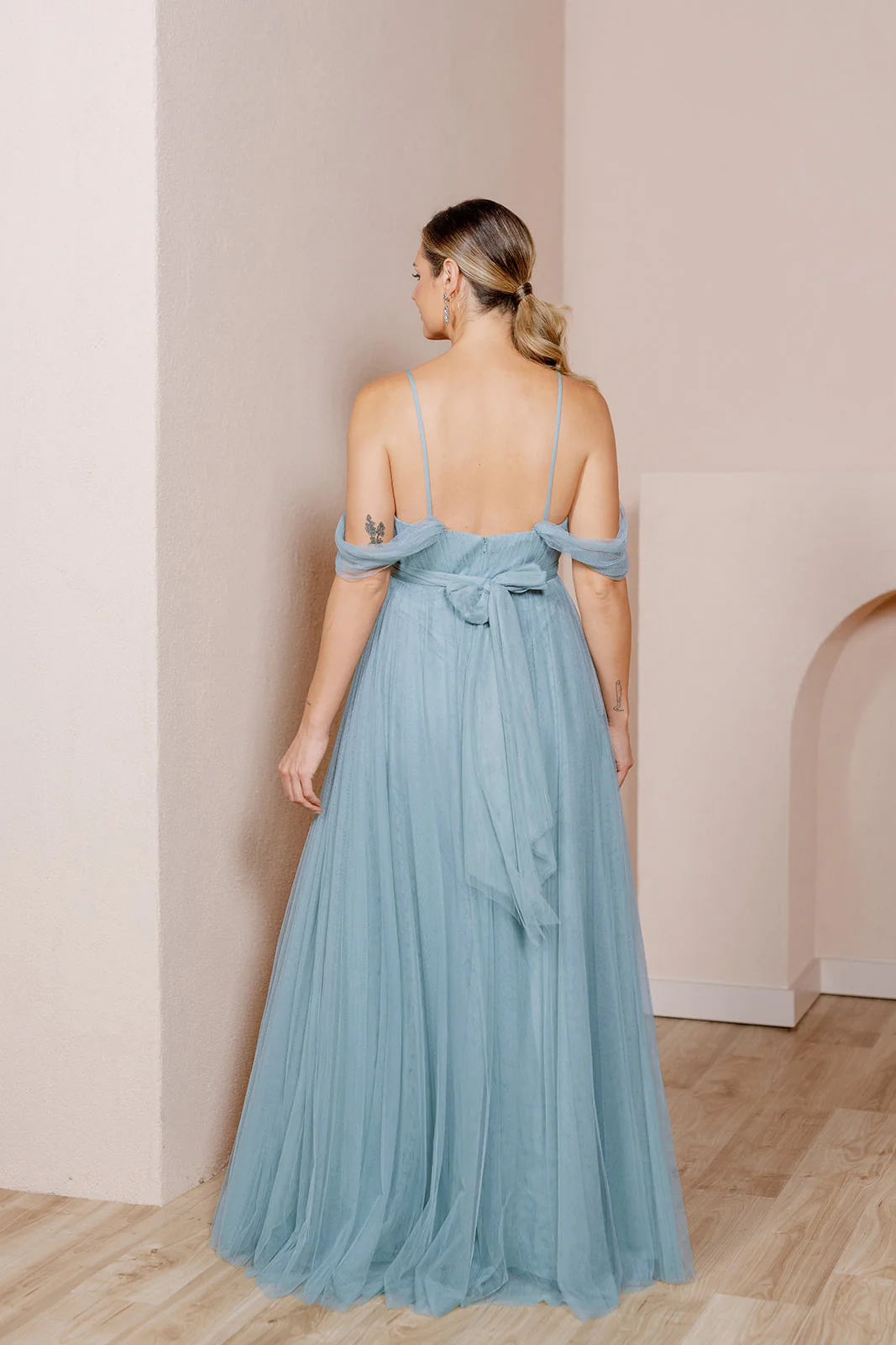 Maternity Rosalie Tulle Convertible Dress | Made To Order - Image 65
