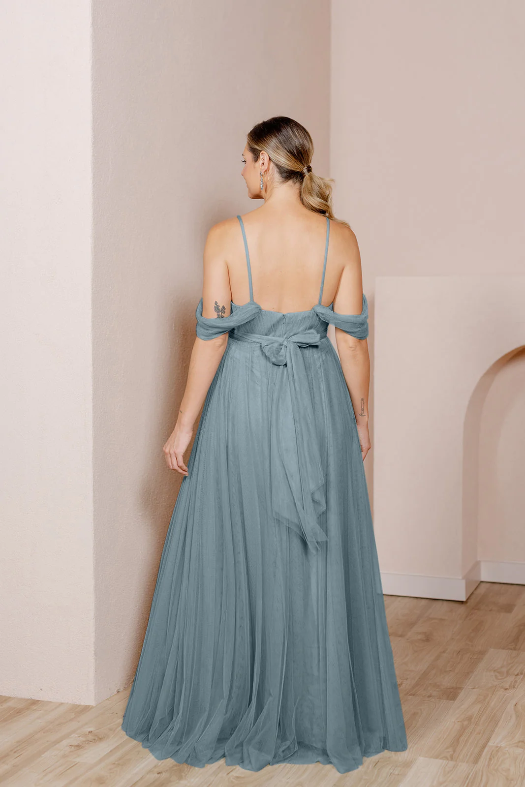Maternity Rosalie Tulle Convertible Dress | Made To Order - Image 67