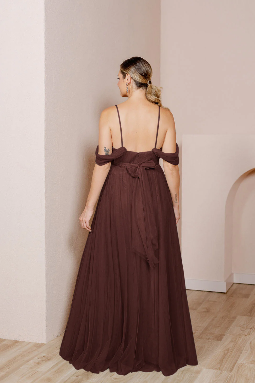 Maternity Rosalie Tulle Convertible Dress | Made To Order - Image 69