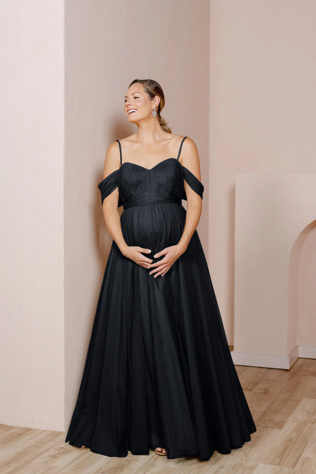Maternity Rosalie Tulle Convertible Dress | Made To Order - Image 7