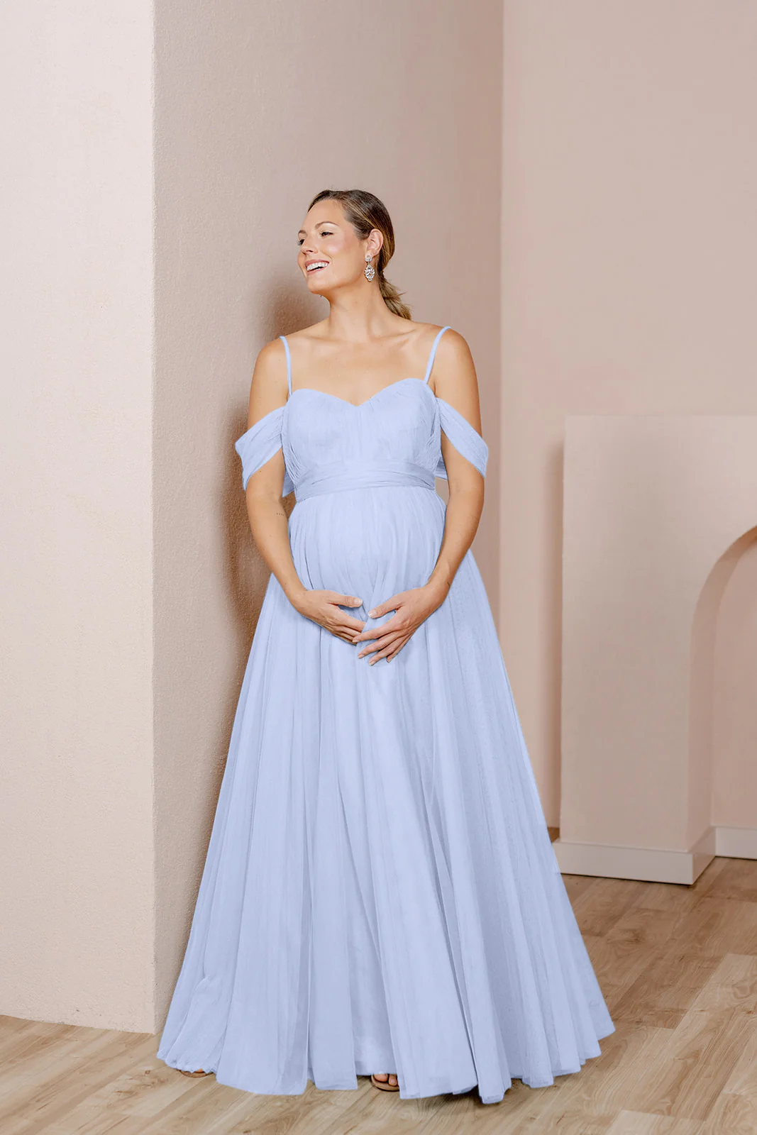 Maternity Rosalie Tulle Convertible Dress | Made To Order - Image 72