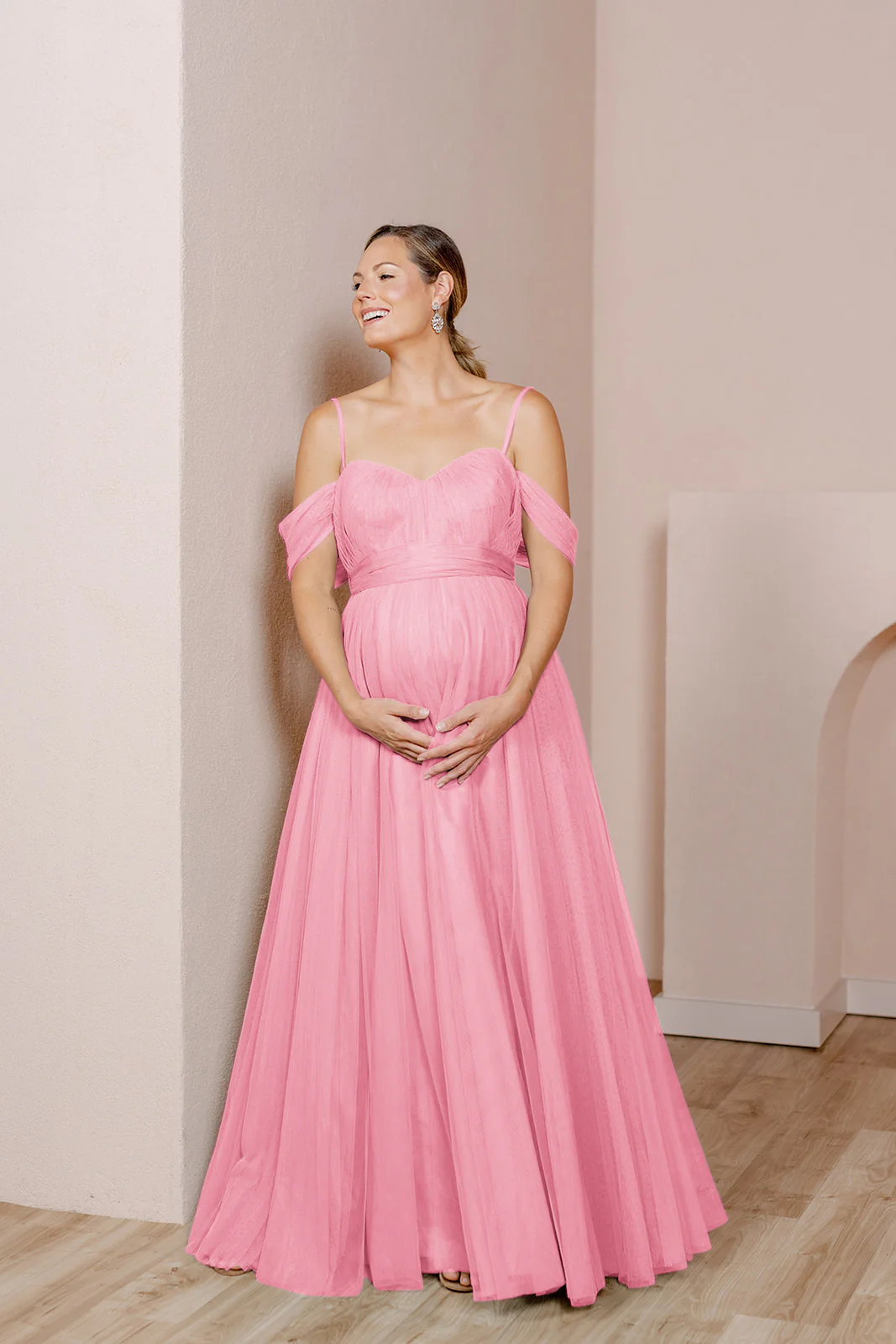 Maternity Rosalie Tulle Convertible Dress | Made To Order - Image 76
