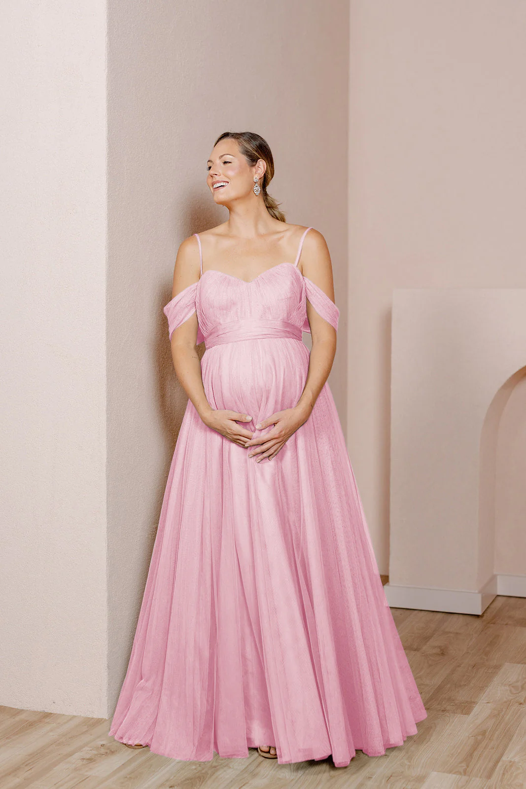 Maternity Rosalie Tulle Convertible Dress | Made To Order - Image 79