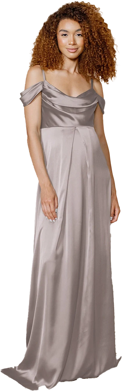 Maternity Sienna Satin Dress | Made To Order - Image 103