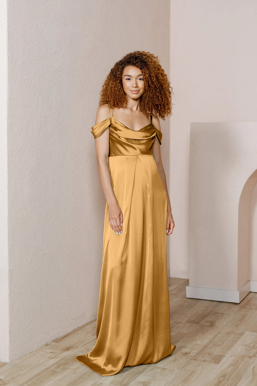 Maternity Sienna Satin Dress | Made To Order - Image 15