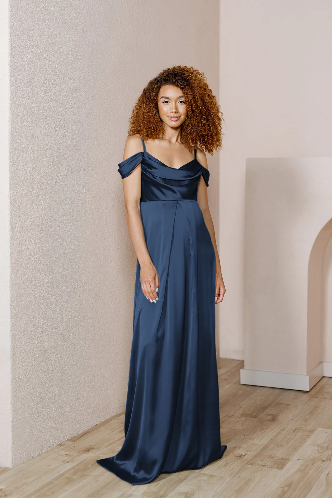 Maternity Sienna Satin Dress | Made To Order - Image 16