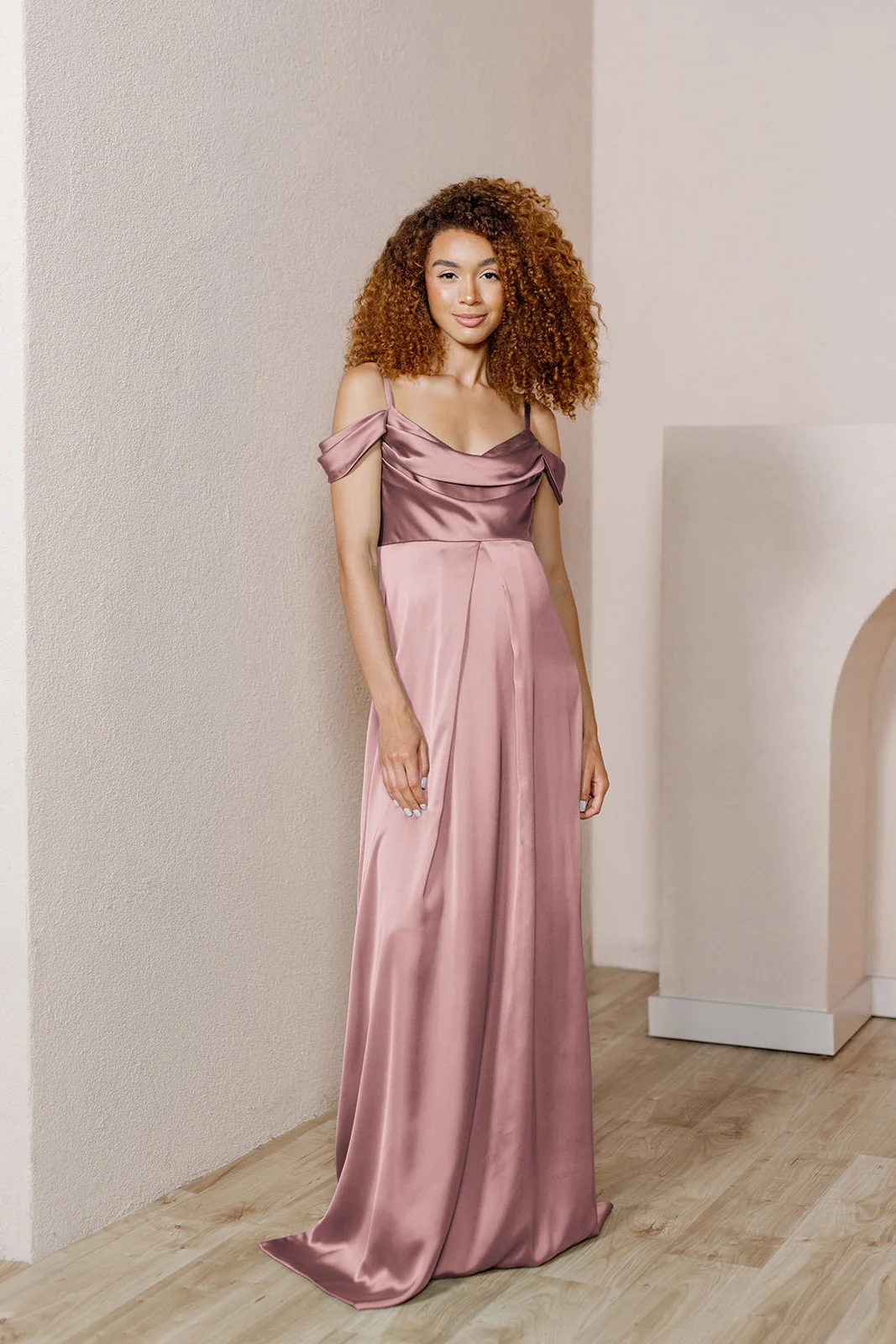 Maternity Sienna Satin Dress | Made To Order - Image 20