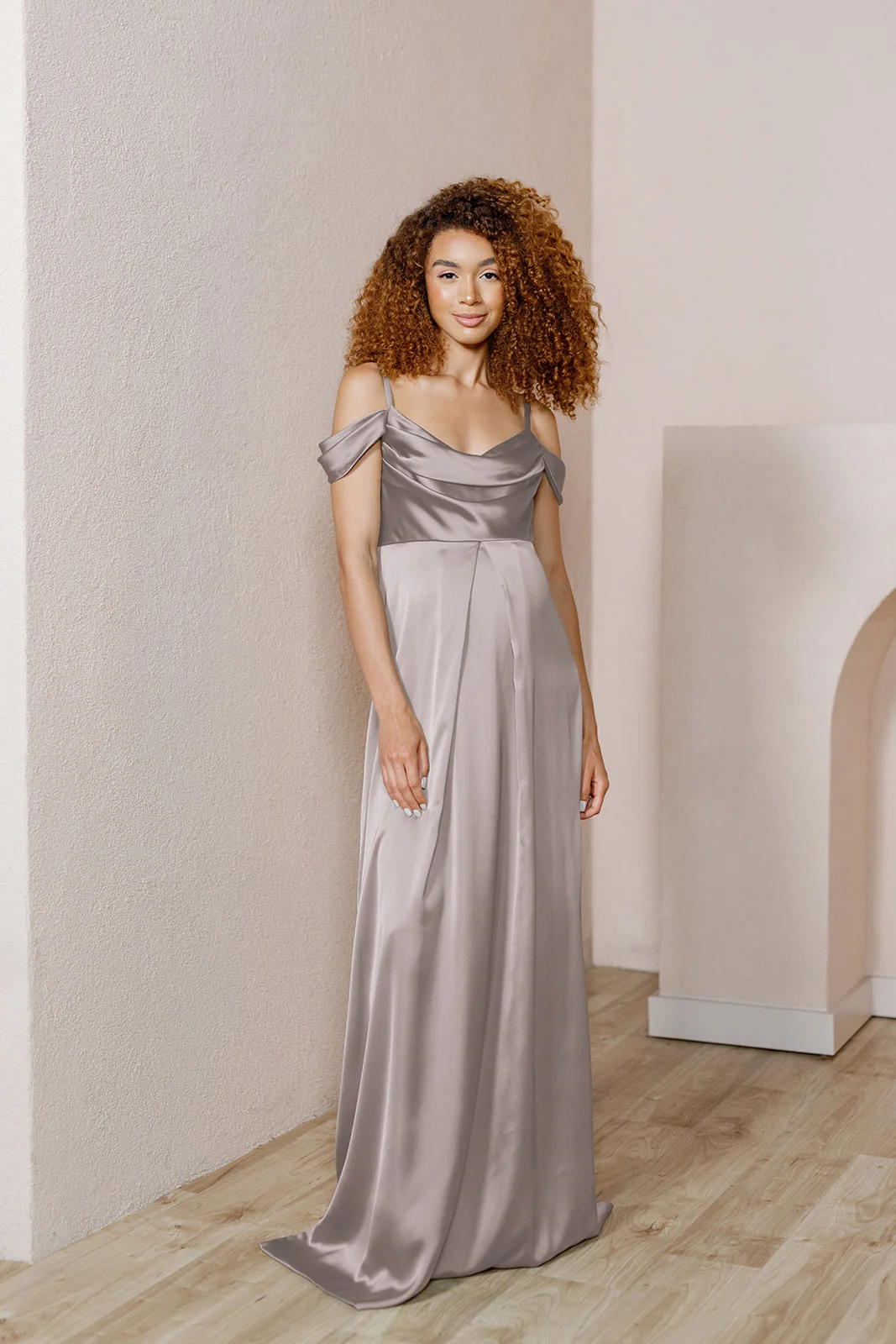 Maternity Sienna Satin Dress | Made To Order - Image 22