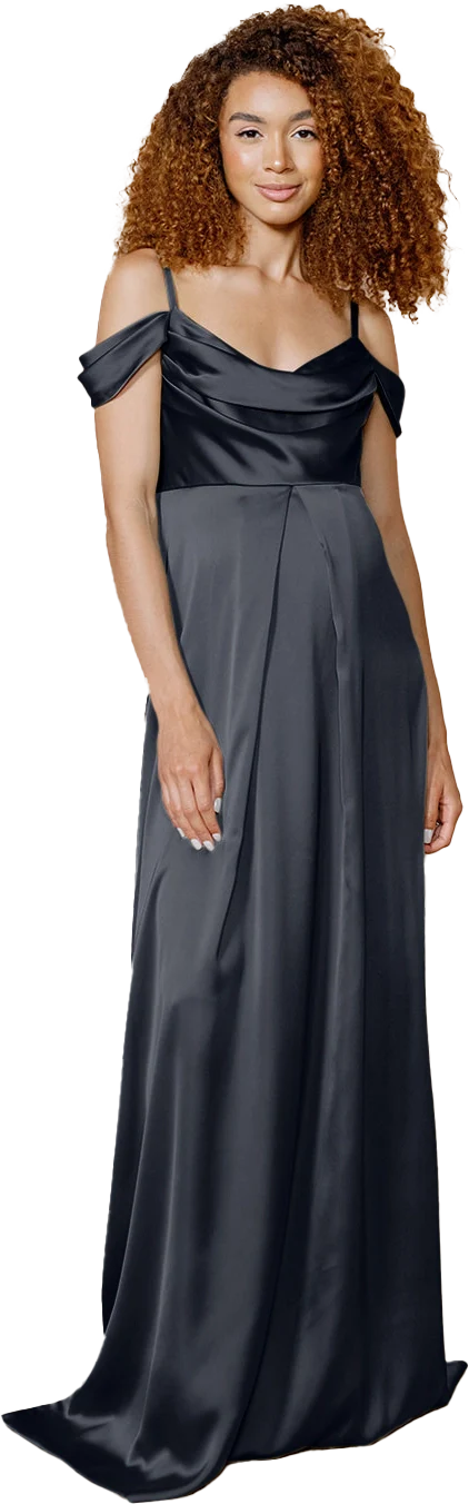 Maternity Sienna Satin Dress | Made To Order - Image 60