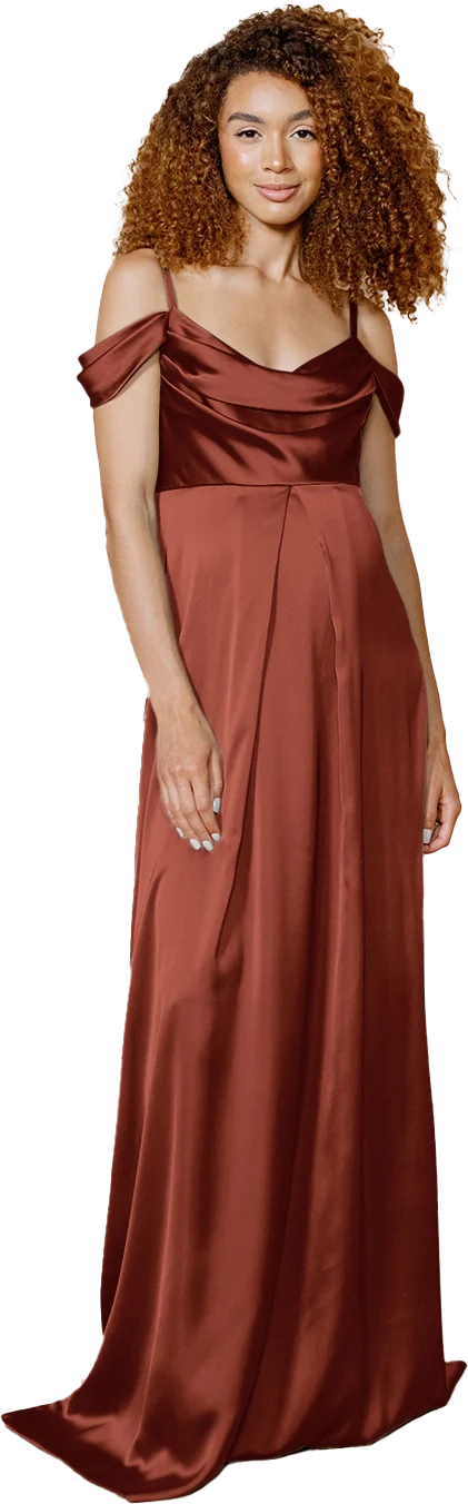 Maternity Sienna Satin Dress | Made To Order - Image 64
