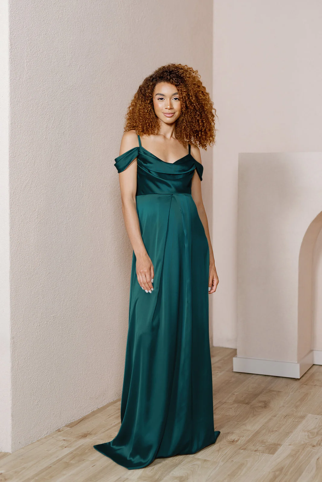 Maternity Sienna Satin Dress | Made To Order - Image 7