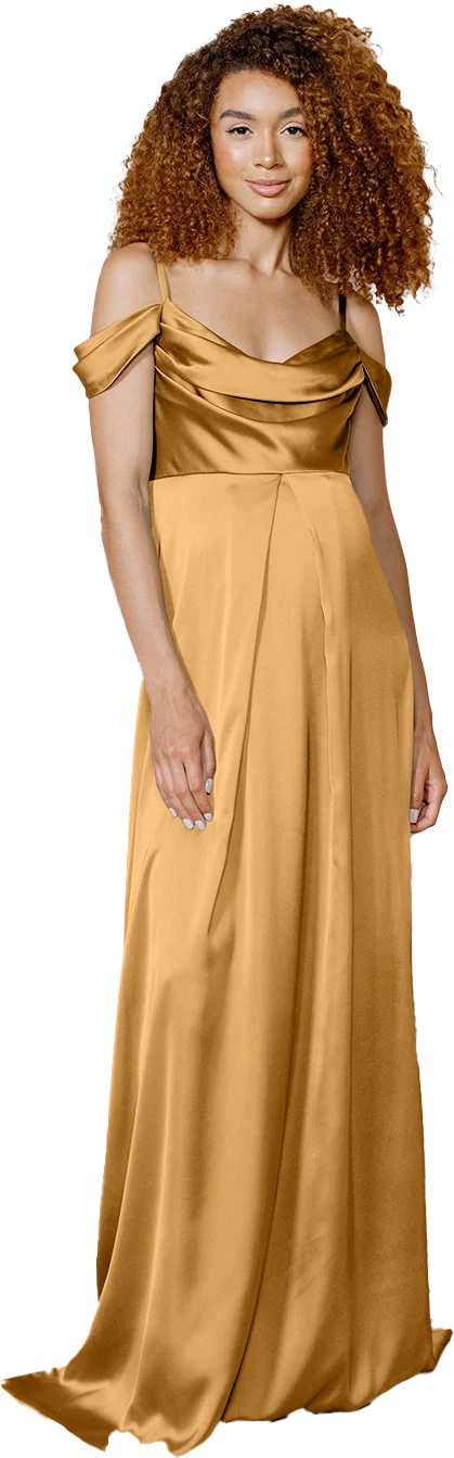 Maternity Sienna Satin Dress | Made To Order - Image 75