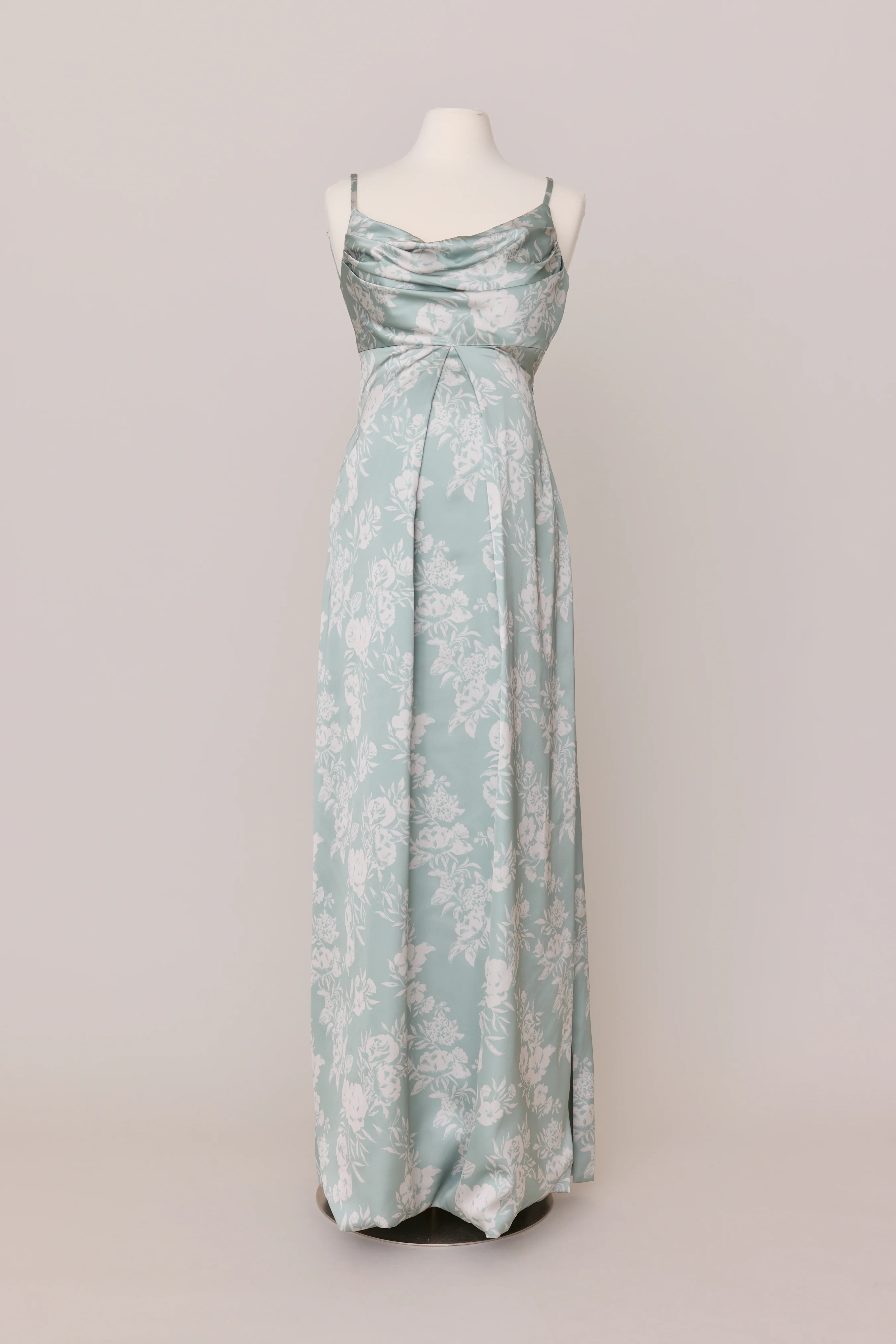 Maternity Skye Satin Floral Print Dress | Made To Order - Image 29