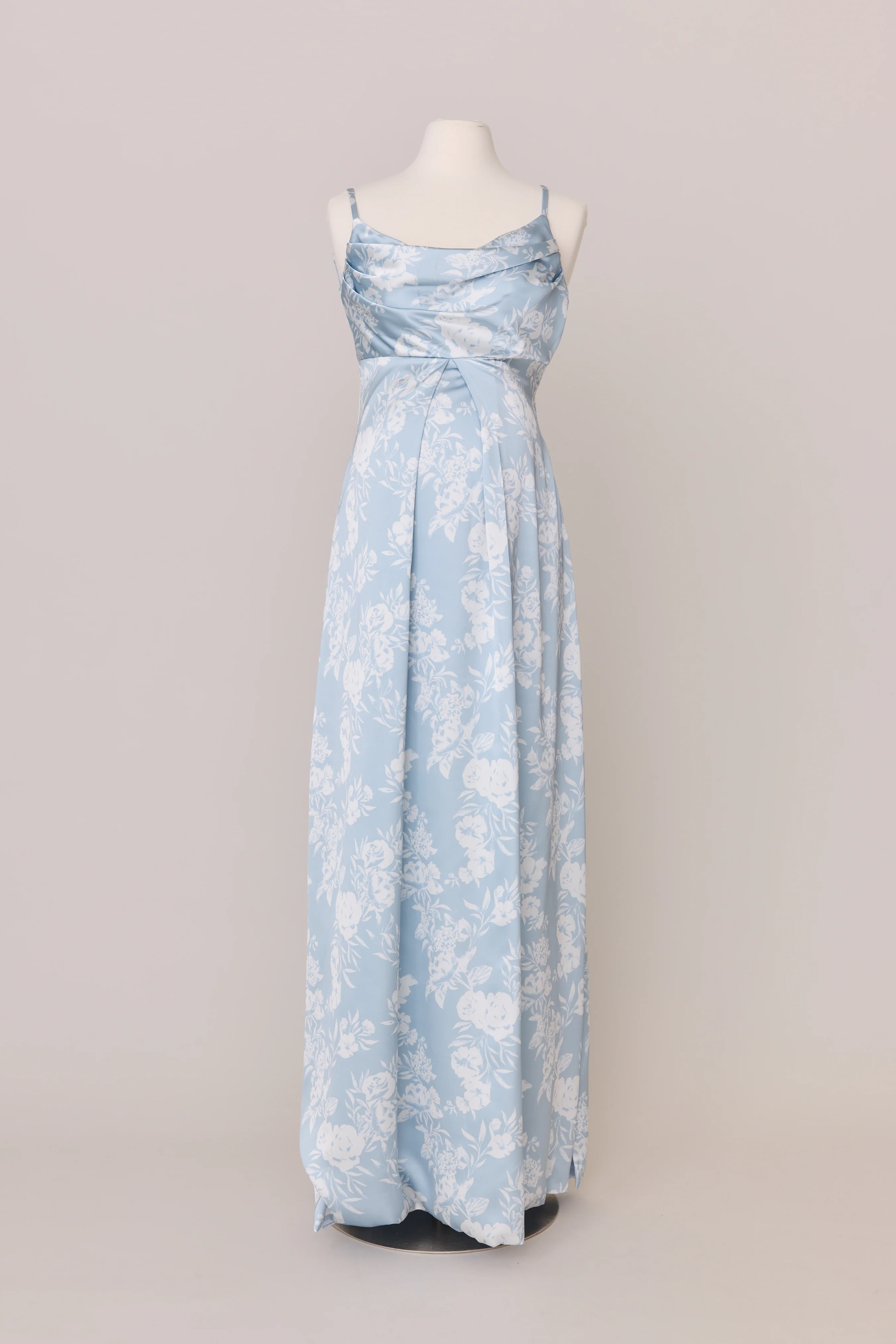 Maternity Skye Satin Floral Print Dress | Made To Order - Image 30
