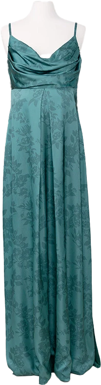Maternity Skye Satin Floral Print Dress | Made To Order - Image 34