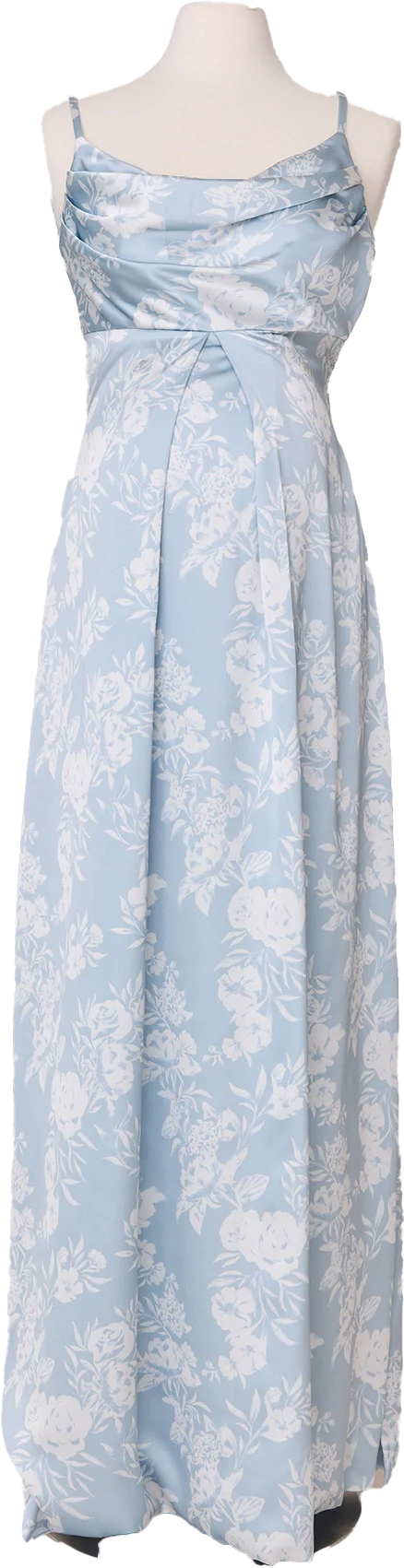 Maternity Skye Satin Floral Print Dress | Made To Order - Image 53